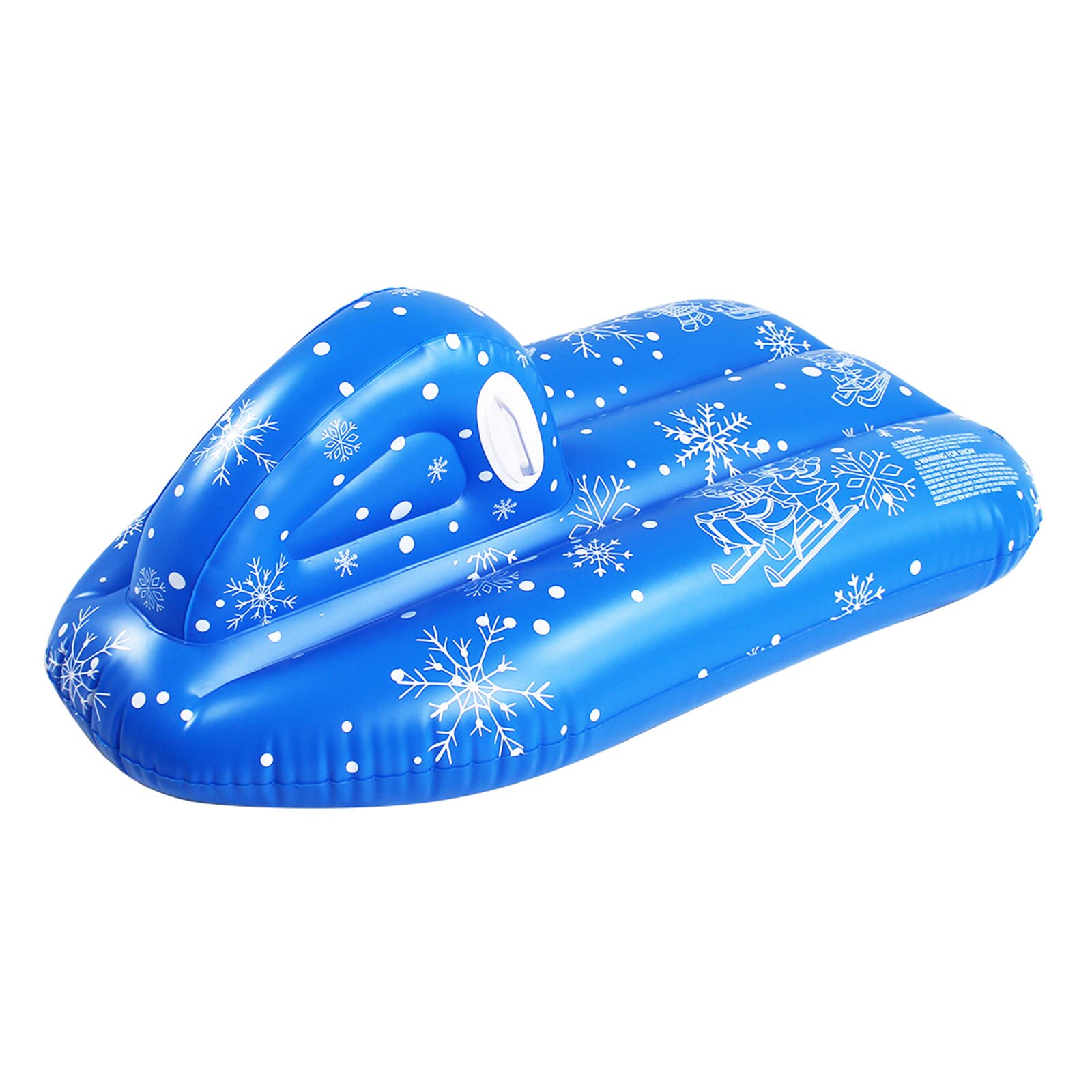 Snow Tube - Inflatable Snow Sled for Kids Adults Heavy Duty Inflatable Snow Tube Made by Thickening Material of 0.4mm for Skiing