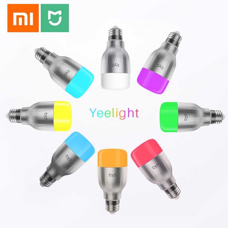 Xiaomi Yeelight Smart Bulb Mi Bulb Smart Home LED Light Bulb Xiomi 220V E27 9W 600 Lumens APP WIFI Remote Control RGB Mijia Lamp