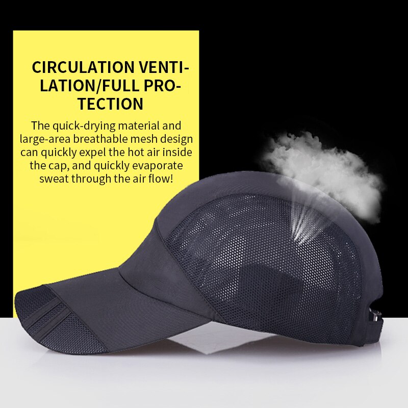 De transpirable gorra pelota Golf ajustable Casual al aire libre deportes sombreado de sombrero visera para viajar ciclismo pesca