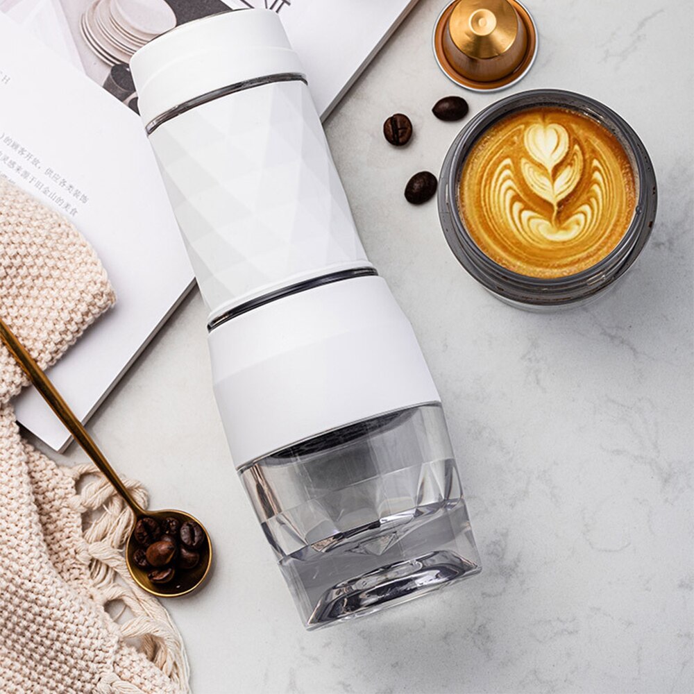 Portable Manual Coffee Machine Manual Pressure Capsule Nespresso Coffee Machine Outdoor Accompanying Mini Coffee Cup Pot