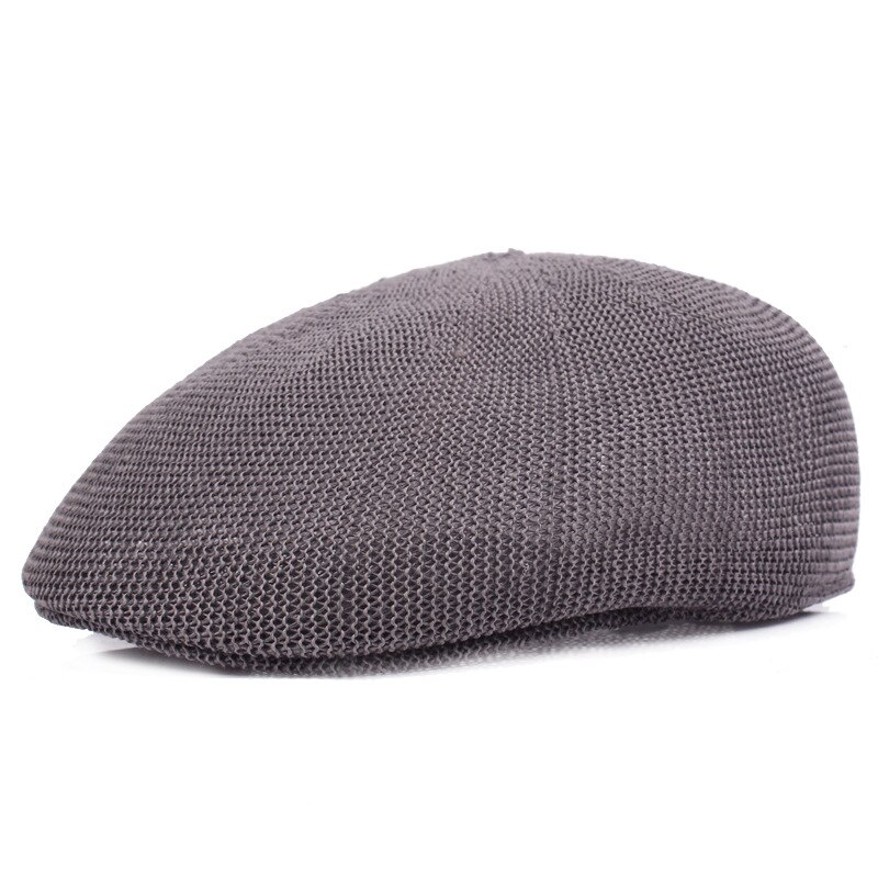 Summer Unisex Casual Beret Hat Flat Cap Newsboy Style Gatsby Hat Adjustable Breathable Mesh Caps Denim Beret Hat: Lavender