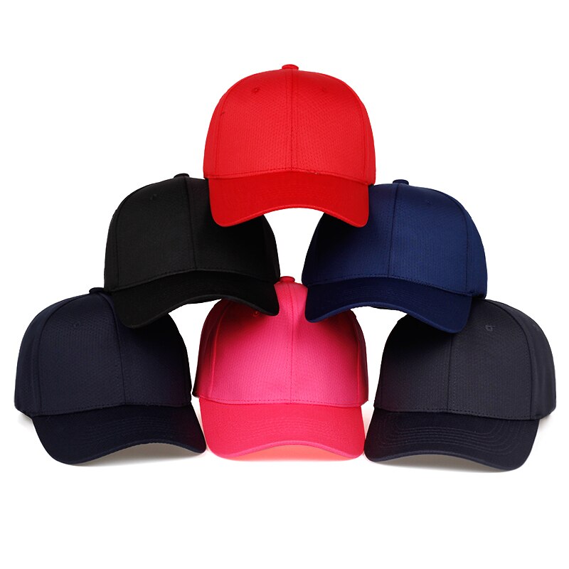 Ensfarvet baseball kasket 6 farve far hat sommer hip hop casual kasketter bomuld mænd kvinder golf hatte