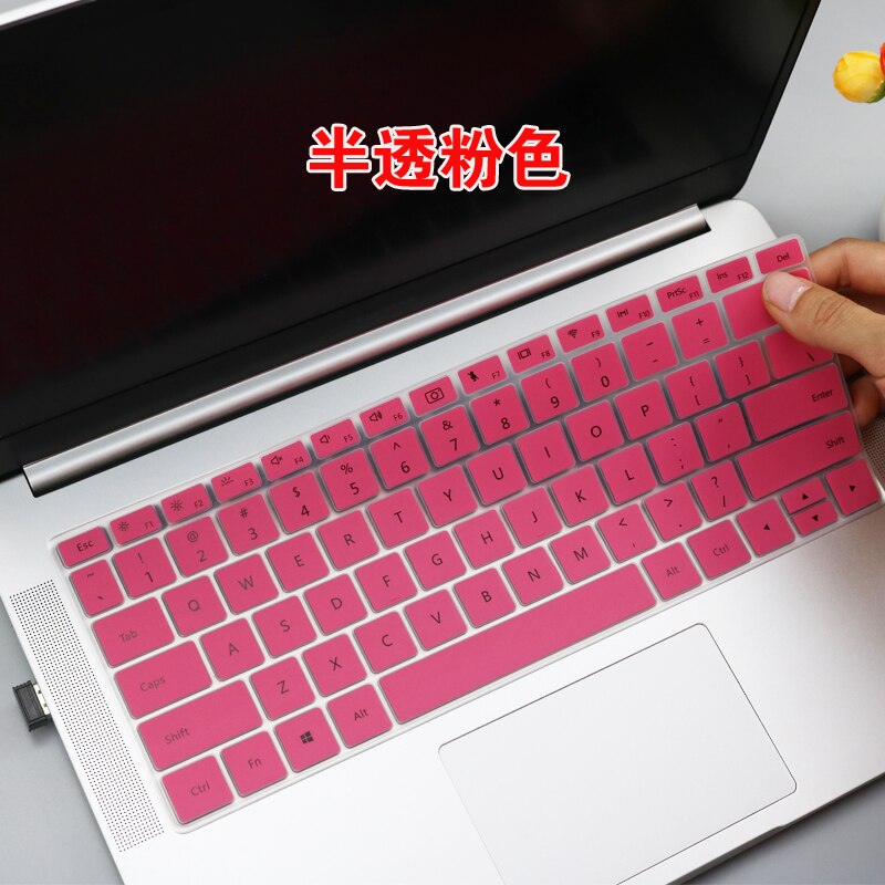 for Huawei MateBook D 15 (AMD Ryzen) 15.6" Laptop Keyboard Cover Protector skin for Huawei MateBook D15 Laptop: pink