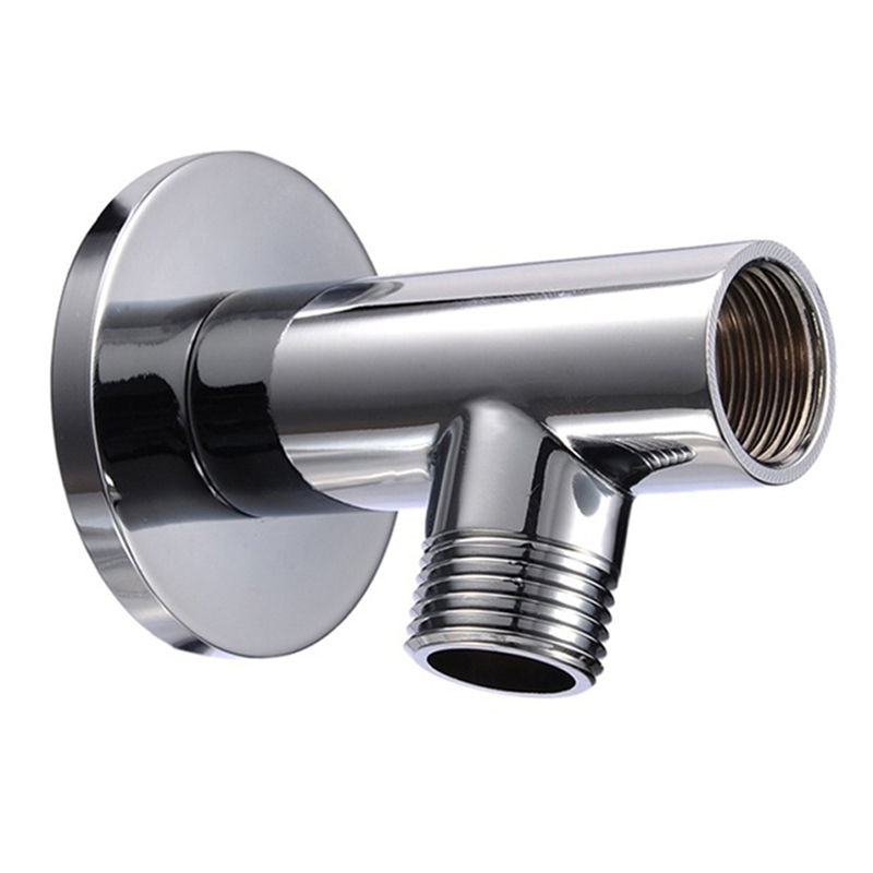 Shower Head Extension Arm Fixed Pipe Shower Set Wall Mounted Chrome Plated Shower Arm for Home Bathroom Shower Accessories: Mount Base
