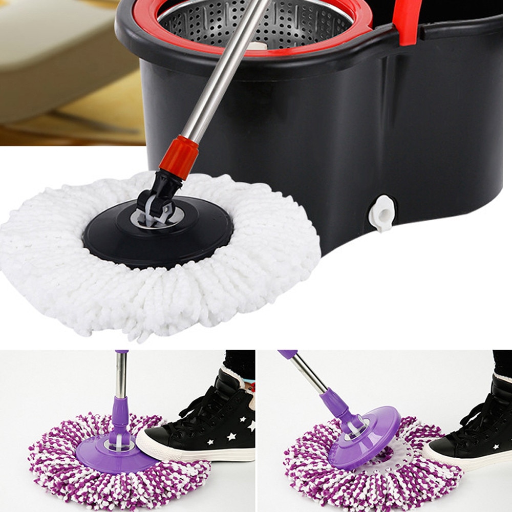 Tête rotative à 360 °, outil de nettoyage ménager, en microfibre, facile et magique, accessoires de serpillière, , #25