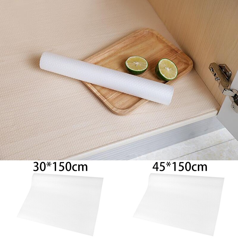 150*45/30cm EVA Moisture-proof Pad Kitchen Table Mat Waterproof Drawers Food Pad Cabinet Shelf Liners Non Slip Cupboard Placemat