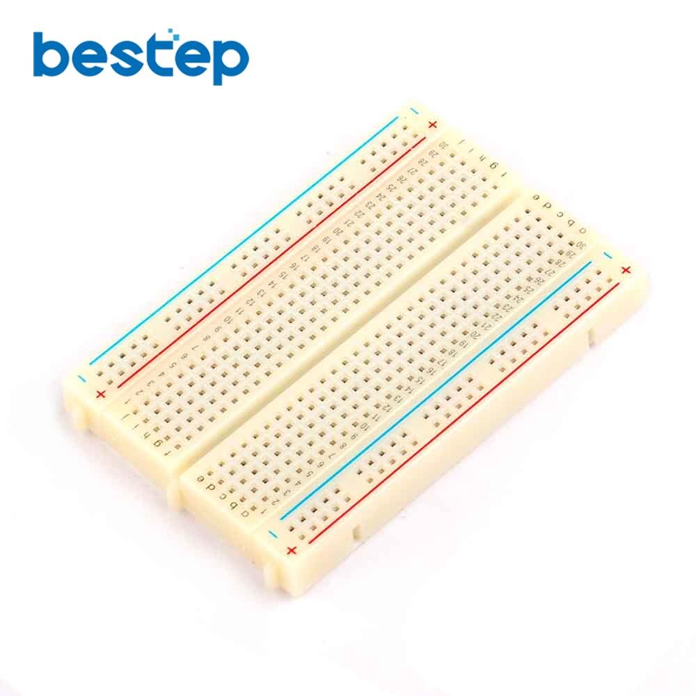 1PCS Mini Bread Board / Breadboard 8.5x5.5cm 400 Holes