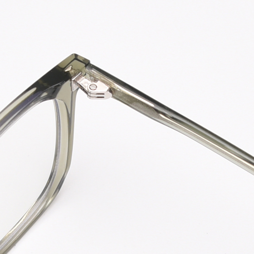 Kachawoo grün platz brillen männer frauen acetat optische transparente schwarze brille rahmen tr90 für student Koreanische