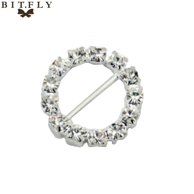 5X18 MM couture artisanat 18mm fleur ronde Cluster cristal strass perle bouton Lot mariage perle fournitures de travaux manuels: C05