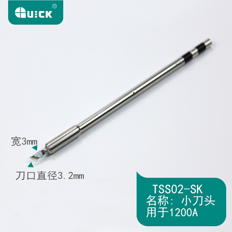 Wozniak-punta de hierro para soldar TS1200A, Original, sin plomo, mango, bolígrafo de soldadura, herramientas TSS02, cabezal de soldador eléctrico: TSS02-SK