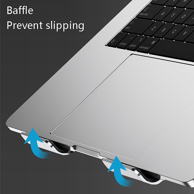 Aluminum Alloy Laptop Stand, Lift Stand Can Be Adjusted At Any Angle to Fold Portable Tablet Cooling Stand