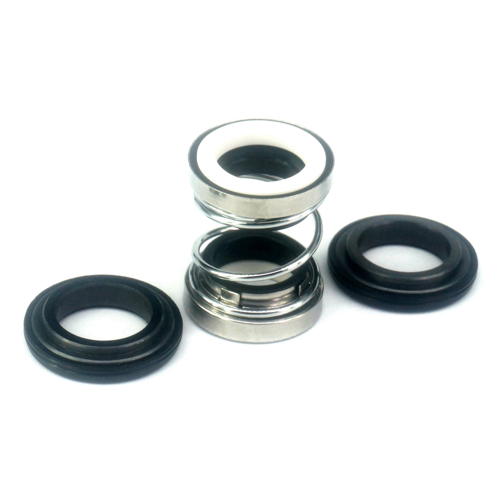 16mm Innen Durchmesser Mechanische wasserpumpe welle dichtung Single Spule Frühling Kohlenstoff vs Silizium Hartmetall NBR