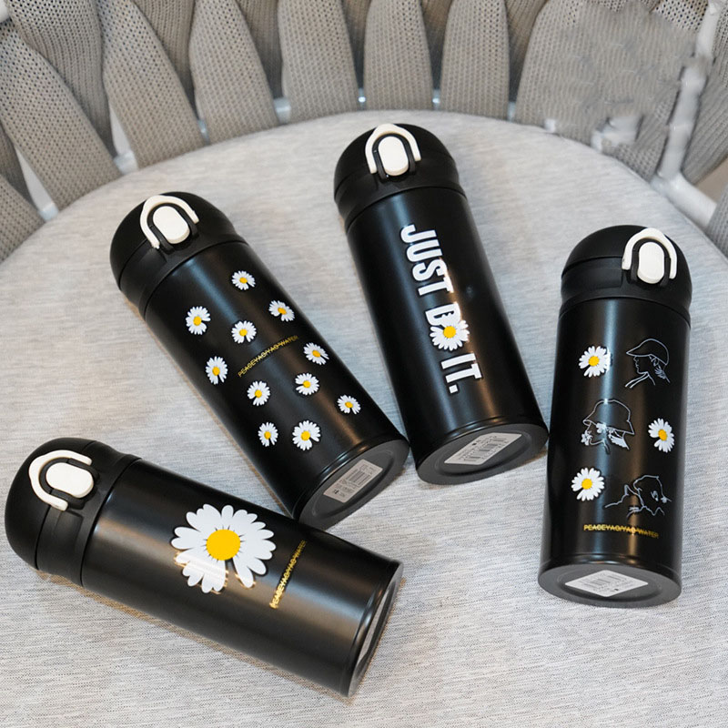 Zooobe 350ml termospullo kaksiseinäinen ruostumaton teräs 304 tyhjiöpullo pullo teemuki matkatermos kahvimuki lämpökuppi