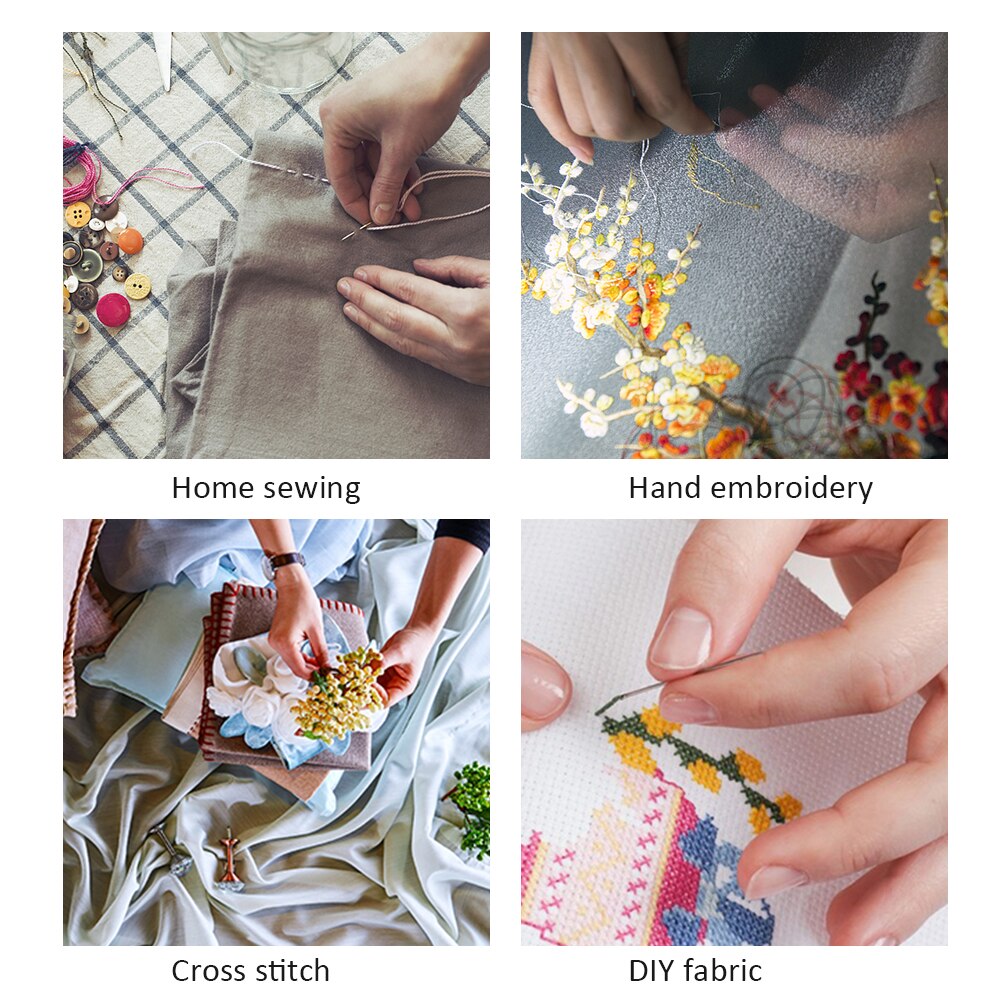 24/36/50/100 Random Color Cross Stitch DIY Silk Embroidered Cotton Sewing Thread Handmade Tool DIY Sewing Cross Stitch Thread