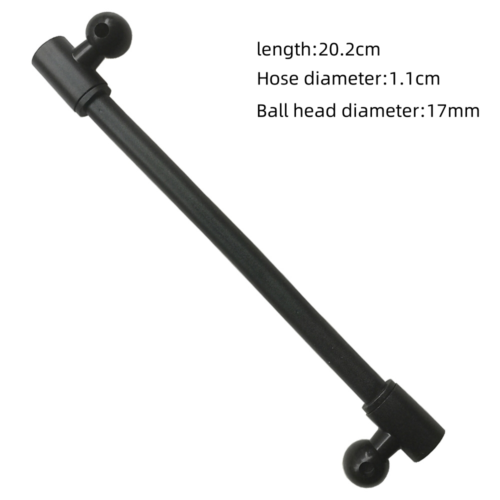 Soporte para teléfono con cabeza de bola de 17MM, brazo largo para parabrisas, tablero magnético, soporte para coche, base de montaje para teléfono móvil