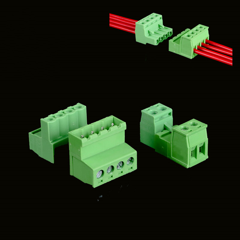 Connecteur de borniers enfichables KF2EDGKR 5.08, 5 jeux de 5.08MM, bornes à vis 2/3/4/5/6/7/8 broches