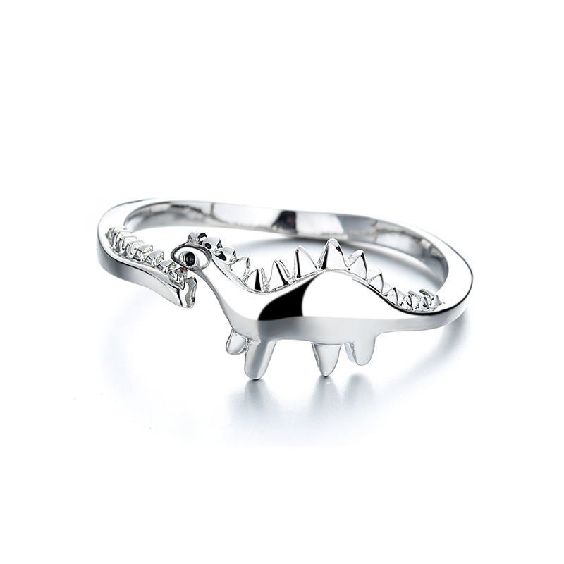 Dinosaur Ring Voor Vrouwen Brontosaurus Stegosaurus Ringen Dinosaur Ring Verstelbare Ring: stegosaurus