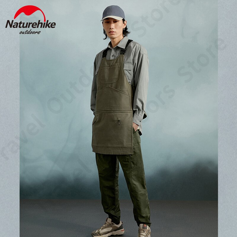 Naturehike Outdoor Dual Purpose Vest Camping Leisure Jacket Portable Woman/Man Multi Pocket Picnic Apron Work Clothes