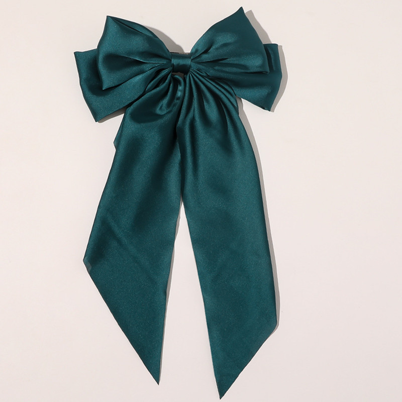 Épingle à Cheveux avec Nministériels d localité, Version Coréenne, Français, Vintage, Fille, Côté Bec de Canard, réinitialisation, Filet, Rouge, Ornement
