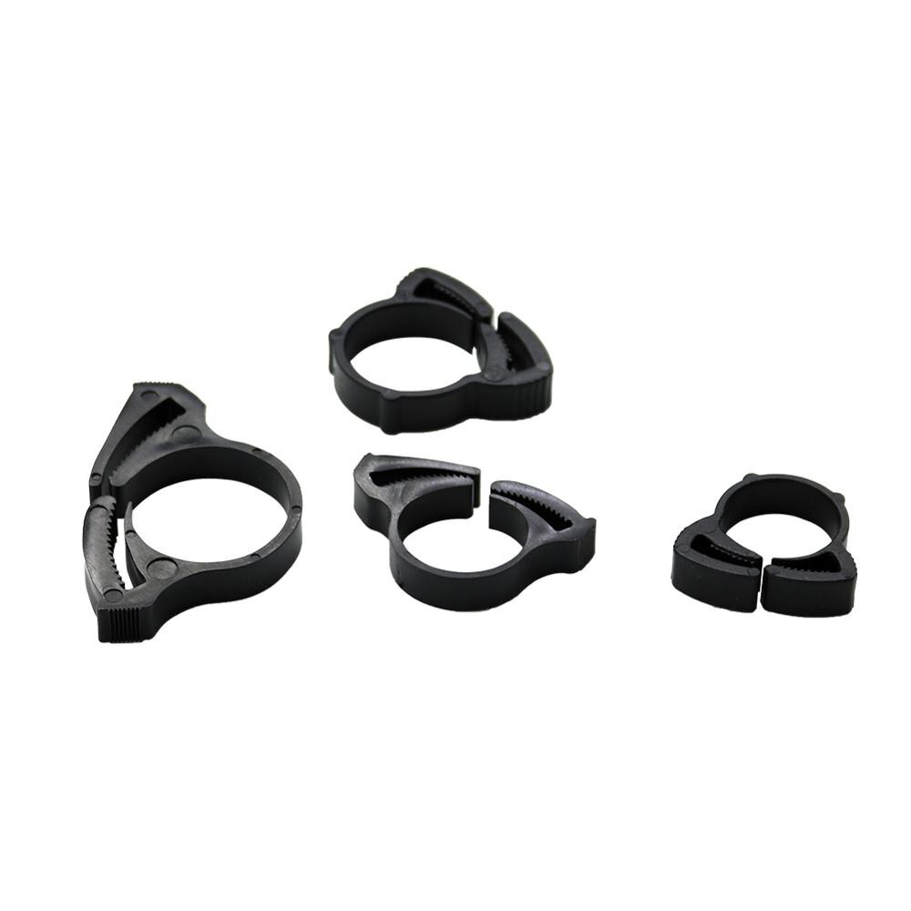 8 Pcs Adjustable Plastics Hose Connection Fastening Buckles DN16 DN17 DN20 DN25 Pipe Tightening Clamps Tube Fixed Clips
