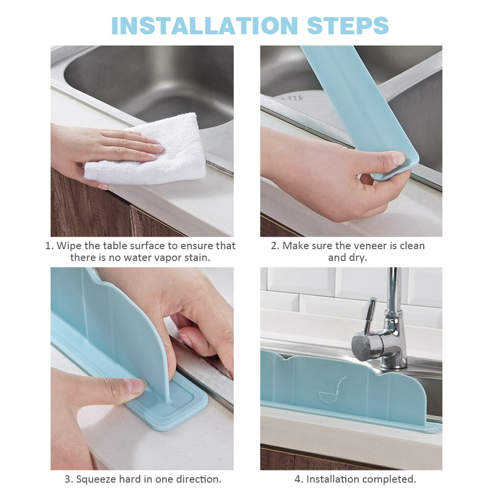 Easy Clean Waterproof Barrier Reusable Kitchen Sin... – Vicedeal
