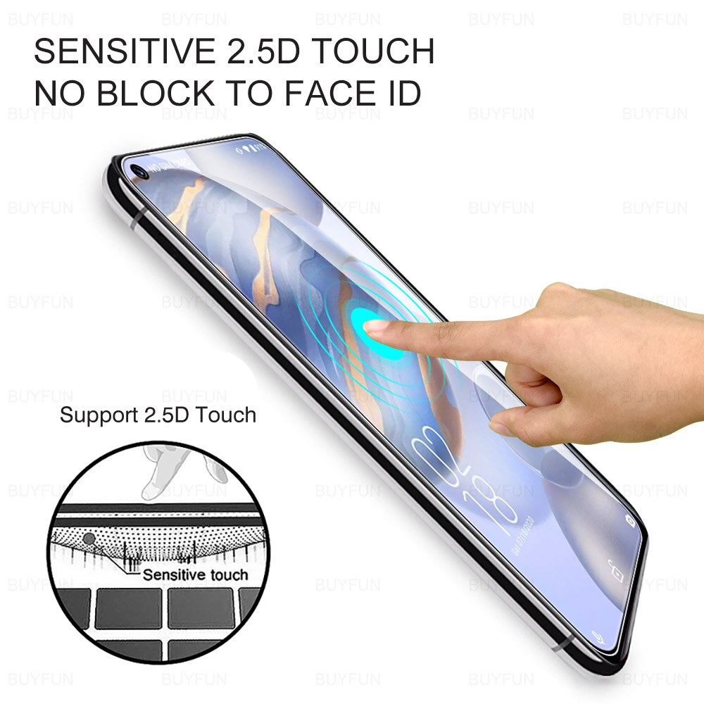 For Oukitel C21 4PCS Screen Protector Tempered Glass For Oukitel C21 C 21 21C 6.4inch Scratch Resistant Safety Protective Film