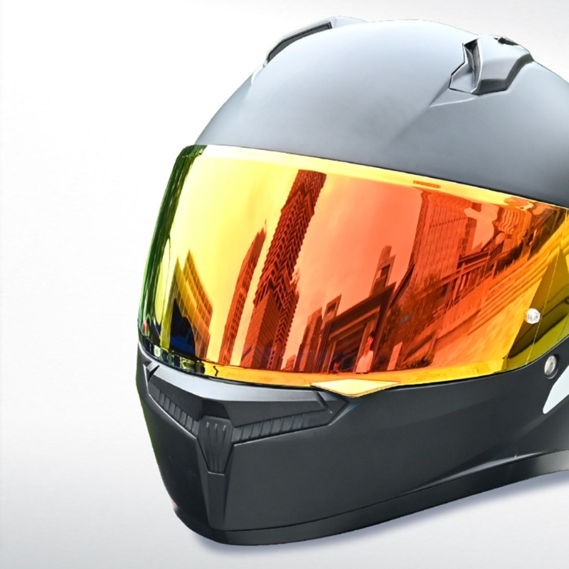 Visores cascos con visión angular, fácil instalación, lentes para cascos motocicleta, equipo para montar en simples