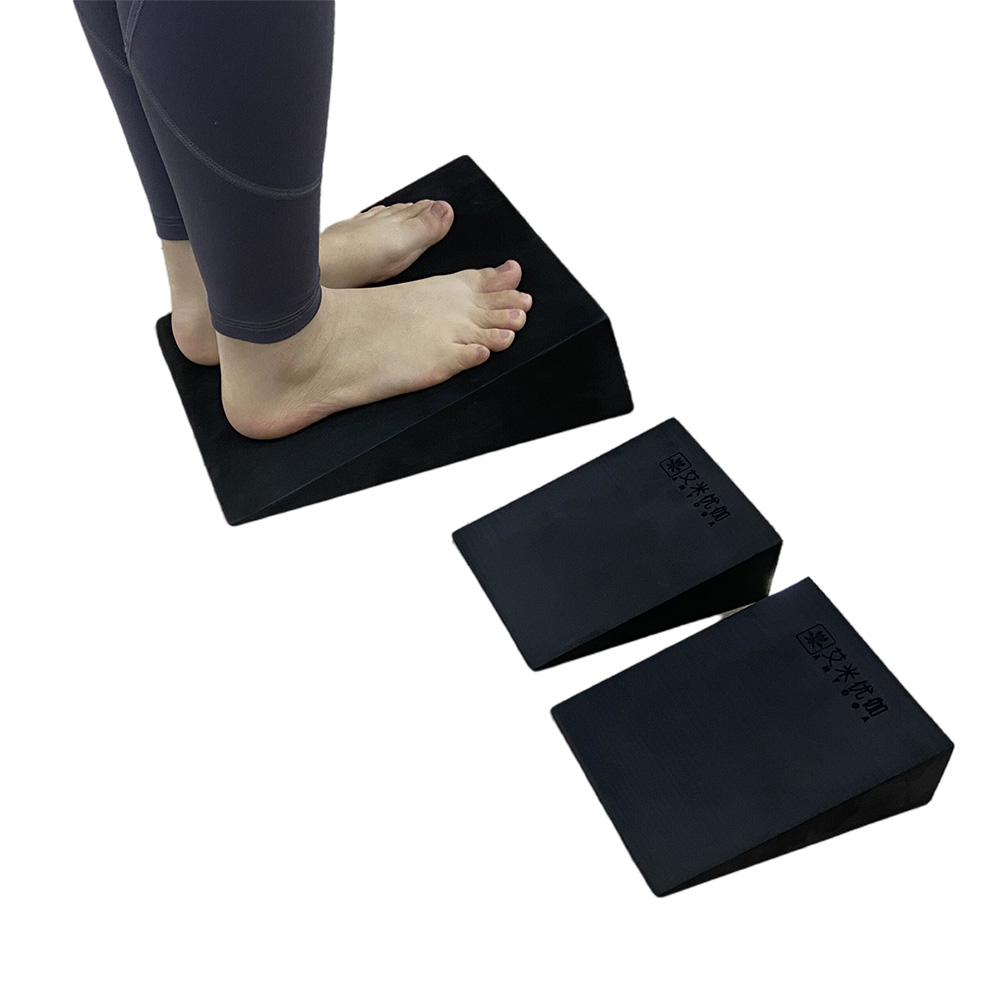 Wedge yoga skråbræt squat wedge eva yoga skumblok kalvforlænger fodstrækbræt kalvetræning fitnesscenter fitness tilbehør