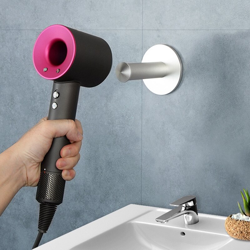 Voor Dyson Föhn Hanger Wall Mount Houder Voor Badkamer Metalen Accessoires Opknoping Plank Rack Draagbare Opslag