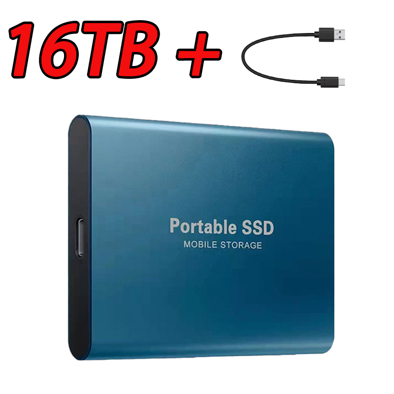 Ekstern ssd bærbar solid state-drev 1tb 4tb ultrahurtig harddisk til bærbar mac pc stationær data backup lagring disk