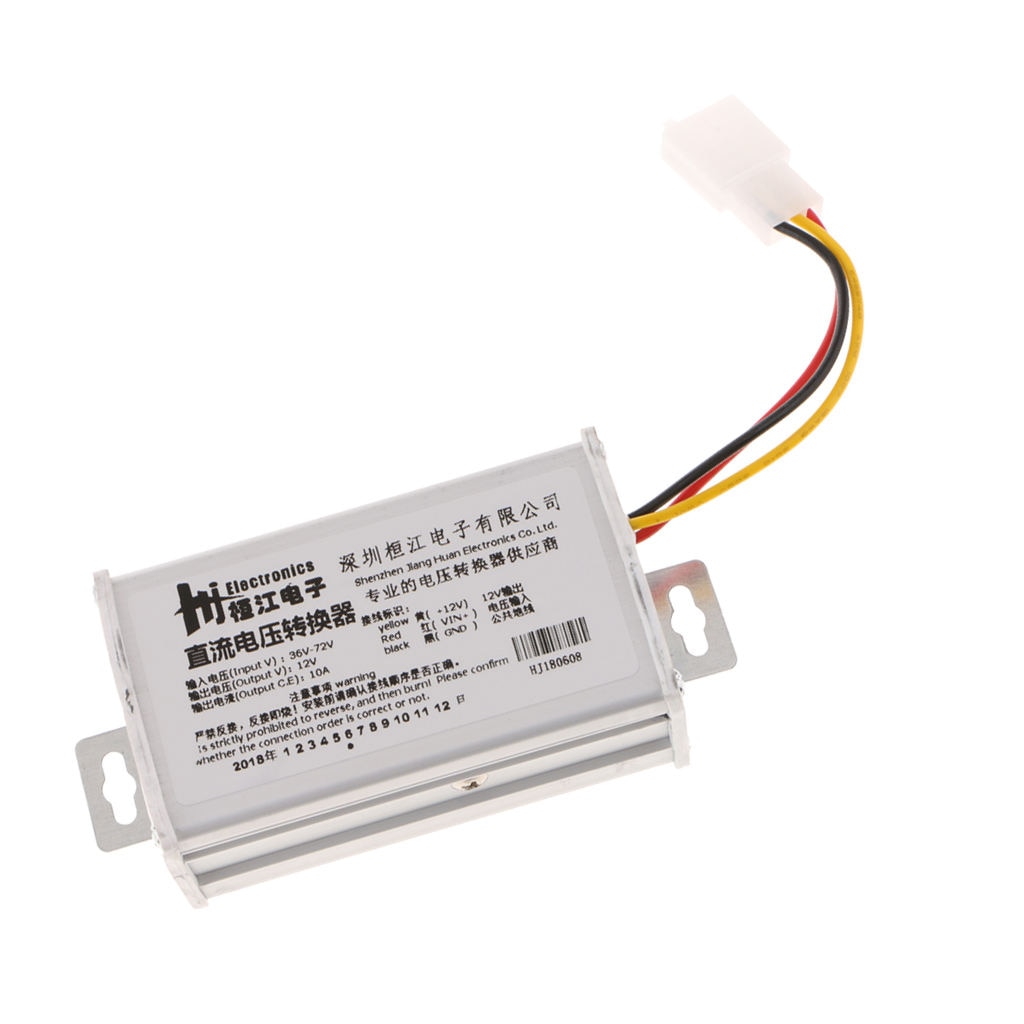 Módulo convertidor de CC a CC, larga vida útil, 36v-72v a 12V / 10A