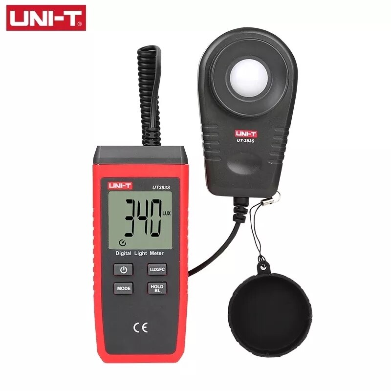 UNI-T UT383 BT Light Meter UT381 UT382 Digital Luxmeter Illuminance Photometer Illuminometers Luminance Lux Fc Test: UT383S