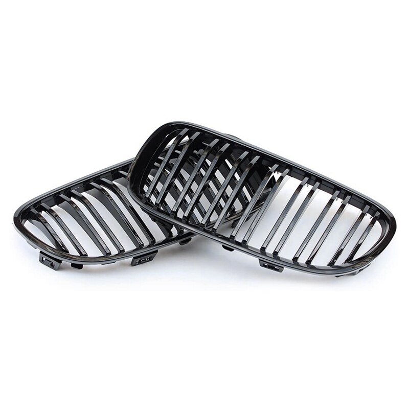 2X Gloss Black Front Nier Grill Grille Voor-Bmw E92 E93 3-Serie 328I 335I Coupe Lci