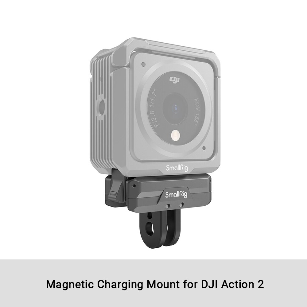 SmallRig Camera Cage for DJI Action 2 Full Cage with cold shoe for Tripod microphones LED lights Camera Accessories 3661: Charging Mount