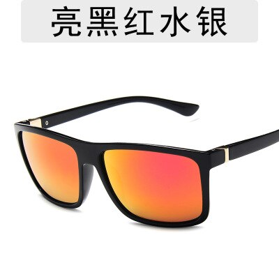 1pc herre rektangel solbriller firkantede køresolbriller spejlskærme briller oculos de sol  uv400 gafas: 4