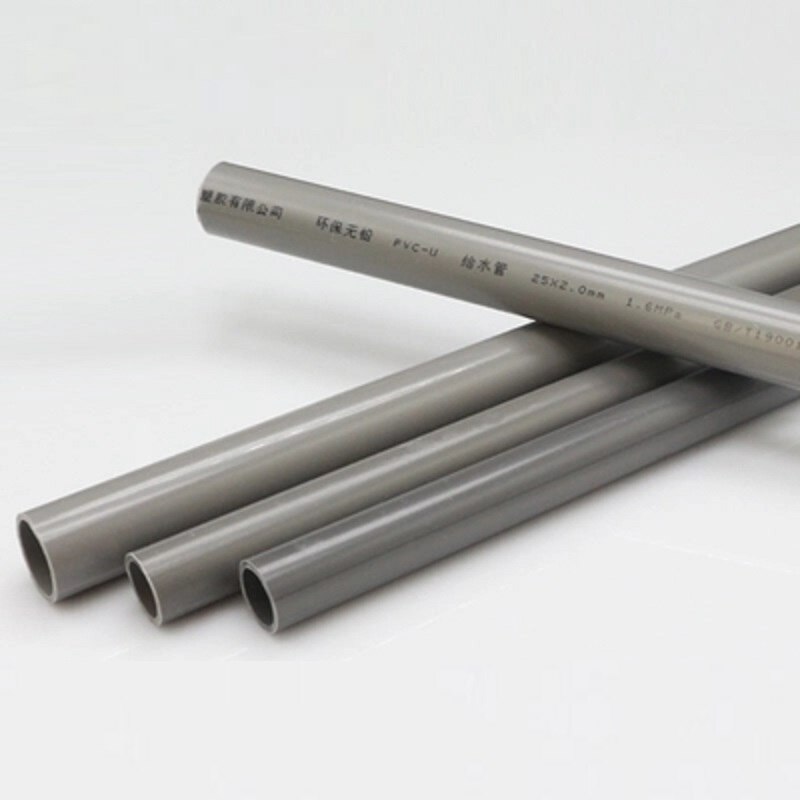 1PC 19" 50cm Length PVC Water Pipe Home Garden Irrigation Tube Water Supply Pipe Out Dia.20mm 25mm 32mm 3 Colors Available