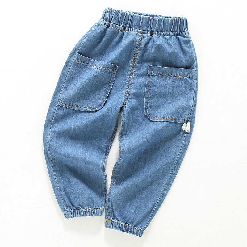 Orangemom – pantalon d'été pour enfants de 2 à 6 ans, jean en coton doux, respirant, solide, Long,: dkd / 24M