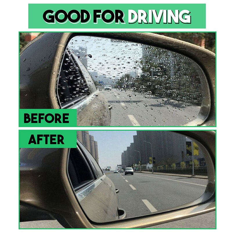 Juren 100 Ml Glas Anti-Fog Regendicht Cleaner Auto Glas Raam Badkamer Anti-Fog Middel Met Rag glas Cleaner #3D20