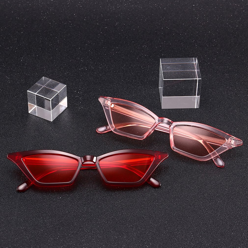 Gafas de sol Retro estrecha y puntiagudas para mujer, anteojos de sol polarizados estilo Ojo de gato, con tintado