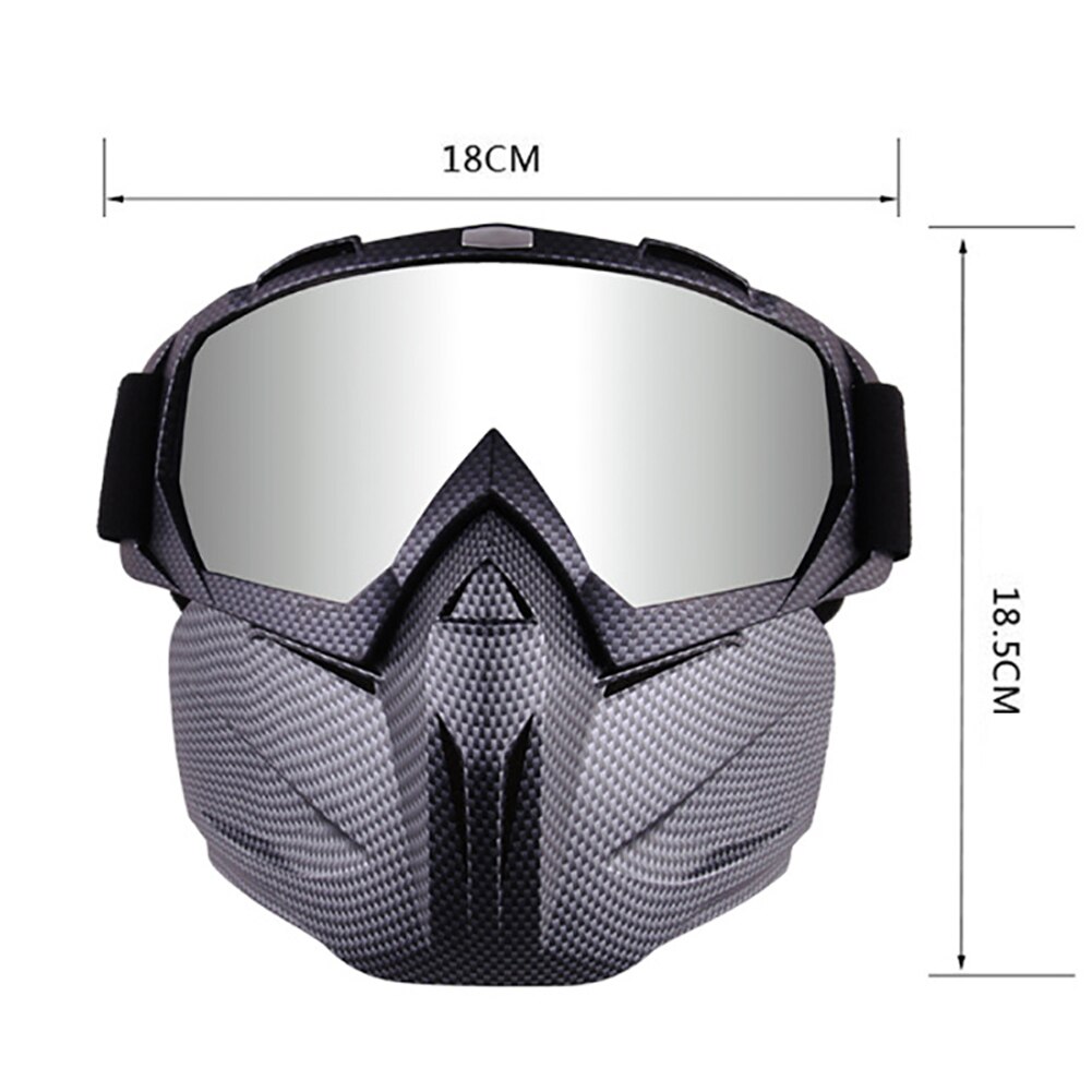 Vinter motorsykkel snøscooter hjelm beskyttelsesbriller maske beskyttelsesbriller motocross vindtette briller motorsykkel rideutstyr