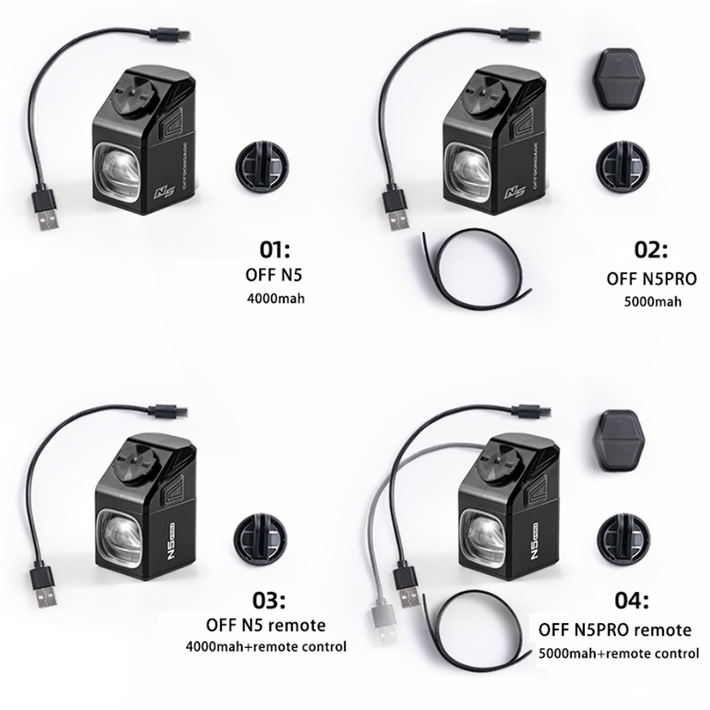 OFFBONDAGE Bicycle Light Front 1000Lumen Bike Light 4000mAh Flashlight USB Charging MTB Road Cycling Lamp Bicycle Accessories