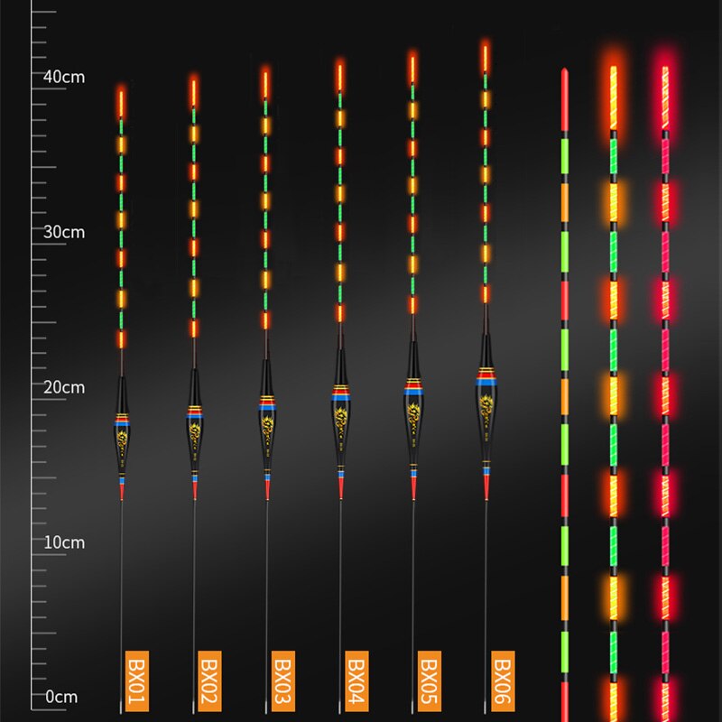 WLPFISHING Galleggiante Da Pesca Elettrico Sensore di Gravità Intelligente Carri Luminosi accorto Ic costruire-in giorno-notte doppio-Usato