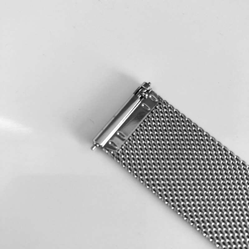Milanese Watchband 10mm 12mm 14mm 16mm 18mm 20mm 22mm Universal 304 Stainless Steel Metal Watch Band Strap Bracelet Silver