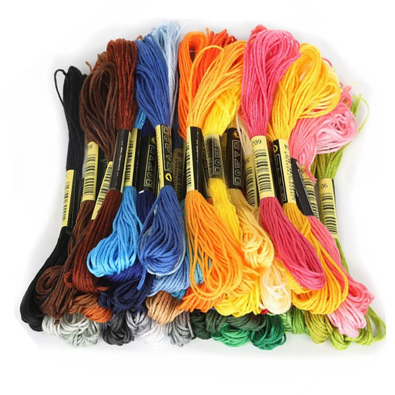 Zestaw nici robić haftowania nici bawełniane nici nici dziewiarskie nici szydełkowe nici akcesoria robić haftu przyrządy robić szycia