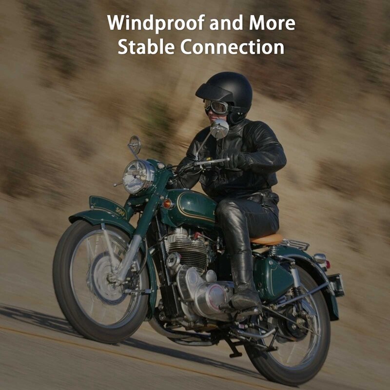 Motorhelm met koptelefoon bluetooth koptelefoon intercom hoofdtelefoon handsfree bellen