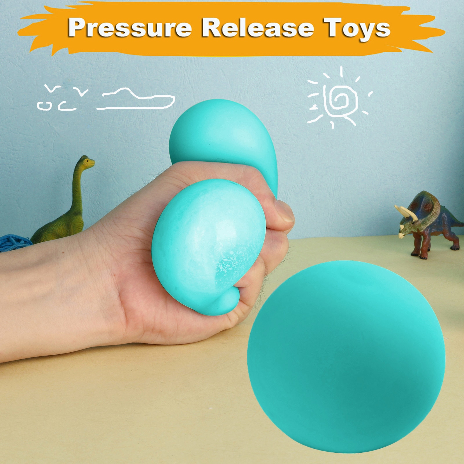 Bunte freundlicher Erwachsene Weichen betonen Linderung Kugeln Zappeln Spielzeug betonen Ball squishy Hand Griff Druck Kugeln einfache Grübchen Spielzeug