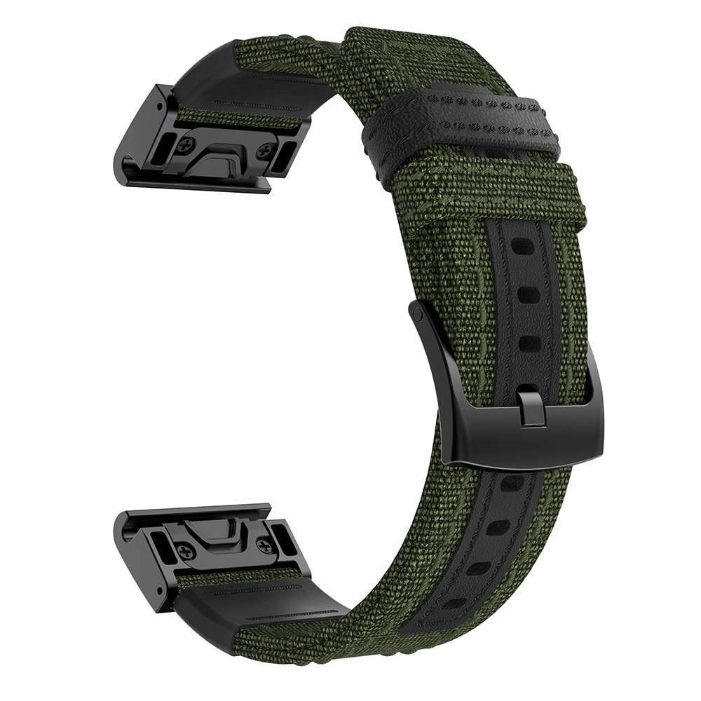 Voor Garmin Fenix 7X Smart Horloge Band 26Mm Nylon Quick Release Horlogeband Band Fenix 7 Fenix7 Horloge 22Mm easyfit Pols