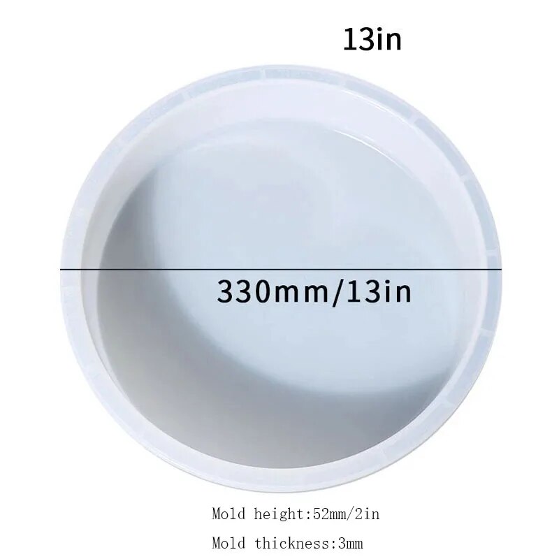 60cm oceano grande redondo retângulo mesa resina molde oversize mesa redonda ornamentos rio mesa molde de silicone fundição de resina fazendo: ROXO