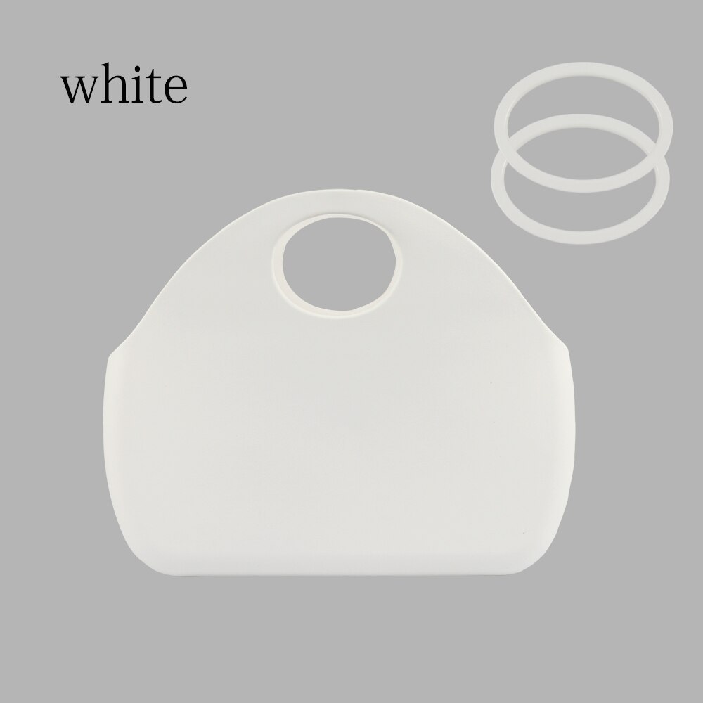 Obag-stijl tas voor o moon classic waterdichte eva-tas van rubber en siliconen voor dames: Wit