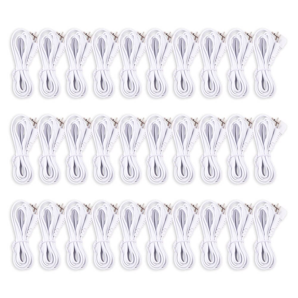 2 in 1 elektrode tens pin type kabel geleidende lijn draad kop 20mm voor elektrode pad digitale tens machine therapie massage